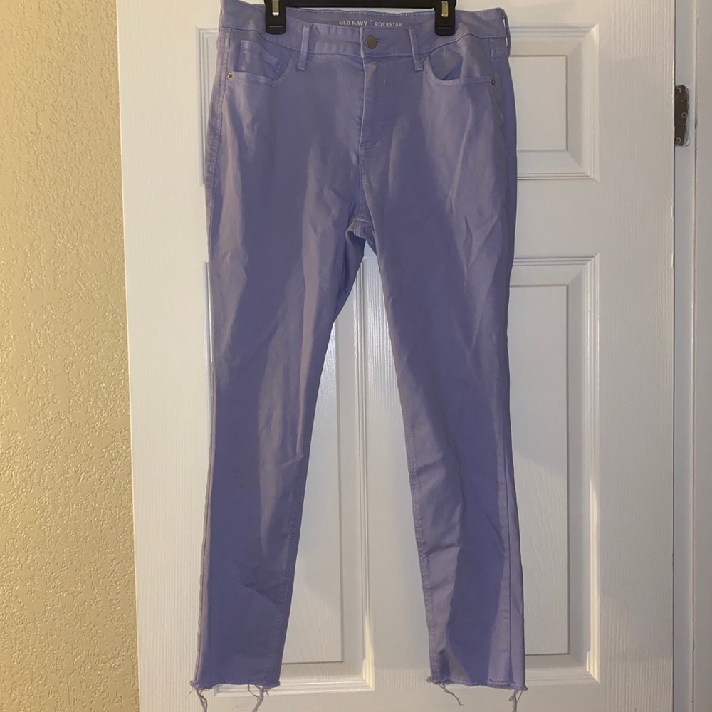 Purple old navy jeans